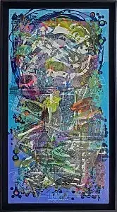 ENGİN KORKMAZ tarafından 2025 yılında 110x56 cm ölçülerinde Tuval üzeri akrilik boya tekniği ile yapılmıştır.