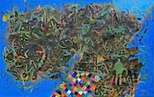 ENGİN KORKMAZ tarafından 2025 yılında 150x240 cm ölçülerinde Tuval üzeri akrilik boya tekniği ile yapılmıştır.