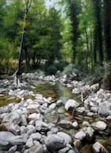 HASAN SAYGIN tarafından 2025 yılında 98x71 cm ölçülerinde Tuval üzeri yağlı boya tekniği ile yapılmıştır.