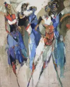 NURETTİN AKKAYA tarafından 2025 yılında 150x120 cm ölçülerinde Tuval üzeri yağlı boya tekniği ile yapılmıştır.