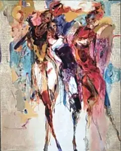 NURETTİN AKKAYA tarafından 2025 yılında 150x120 cm ölçülerinde Tuval üzeri yağlı boya tekniği ile yapılmıştır.