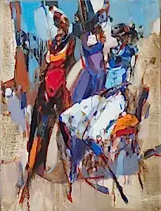 NURETTİN AKKAYA tarafından 2025 yılında 80x60 cm ölçülerinde Tuval üzeri yağlı boya tekniği ile yapılmıştır.