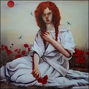 ZEKİYE AKALIN tarafından 2025 yılında 80x80 cm ölçülerinde Tuval üzeri karışık teknik tekniği ile yapılmıştır.