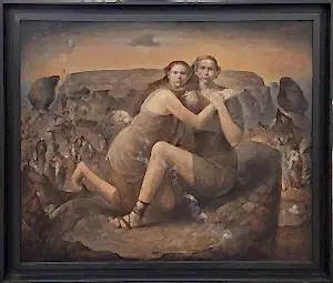 SERTAP YEĞİN tarafından 2025 yılında 100x120 cm ölçülerinde Tuval üzeri yağlı boya tekniği ile yapılmıştır.