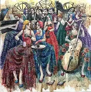 DERYA YILDIZ tarafından 2025 yılında 60x60 cm ölçülerinde Tuval üzeri yağlı boya tekniği ile yapılmıştır.