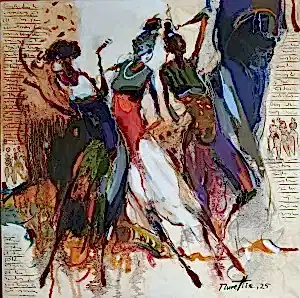 NURETTİN AKKAYA tarafından 2025 yılında 60x60 cm ölçülerinde Tuval üzeri yağlı boya tekniği ile yapılmıştır.