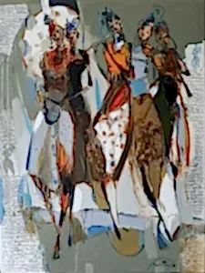 NURETTİN AKKAYA tarafından 2024 yılında 80x65 cm ölçülerinde Tuval üzeri yağlı boya tekniği ile yapılmıştır.