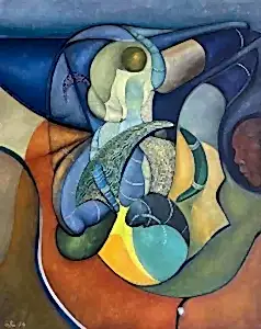 NECMETTİN ÖZLÜ tarafından 2024 yılında 150x120 cm ölçülerinde Tuval üzeri yağlı boya tekniği ile yapılmıştır.