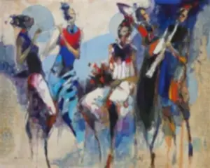 NURETTİN AKKAYA tarafından 2024 yılında 120x150 cm ölçülerinde Tuval üzeri yağlı boya tekniği ile yapılmıştır.