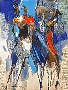 NURETTİN AKKAYA tarafından 2024 yılında 80x60 cm ölçülerinde Tuval üzeri yağlı boya tekniği ile yapılmıştır.