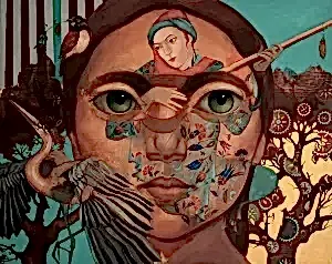 SEMA ÖCAL tarafından 2024 yılında 80x100 cm ölçülerinde Tuval üzeri yağlı boya tekniği ile yapılmıştır.