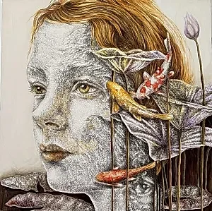 ILGIN ERDEM tarafından 2024 yılında 60x60 cm ölçülerinde Tuval üzeri yağlı boya tekniği ile yapılmıştır.