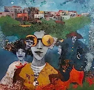 EROL PELİOĞLU tarafından 2024 yılında 60x60 cm ölçülerinde Tuval üzeri yağlı boya tekniği ile yapılmıştır.