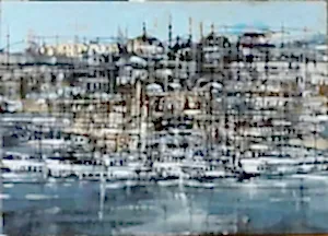 AYHAN ÇETİN tarafından 2021 yılında 50x70 cm ölçülerinde Tuval üzeri akrilik boya tekniği ile yapılmıştır.