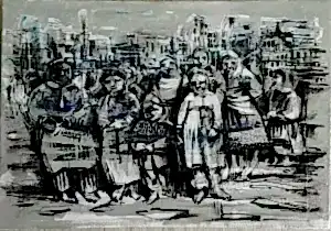 AYHAN ÇETİN tarafından 2021 yılında 35x50 cm ölçülerinde Tuval üzeri akrilik boya tekniği ile yapılmıştır.