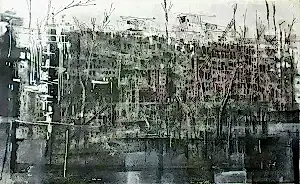 AYHAN ÇETİN tarafından 2020 yılında 35x50 cm ölçülerinde Tuval üzeri akrilik boya tekniği ile yapılmıştır.