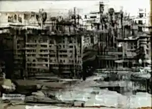 AYHAN ÇETİN tarafından 2021 yılında 34x47 cm ölçülerinde Duralit üzeri akrilik boya tekniği ile yapılmıştır.