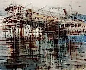 AYHAN ÇETİN tarafından 2021 yılında 90x110 cm ölçülerinde Tuval üzeri akrilik boya tekniği ile yapılmıştır.