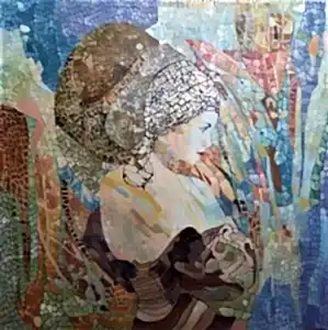 BİNNUR YÜCEBAŞ RUOCCO tarafından 2018 yılında 45x45 cm ölçülerinde Tuval üzeri yağlı boya tekniği ile yapılmıştır.