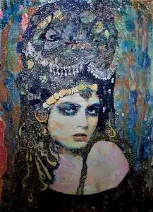 BİNNUR YÜCEBAŞ RUOCCO tarafından 2018 yılında 50x45 cm ölçülerinde Tuval üzeri yağlı boya tekniği ile yapılmıştır.