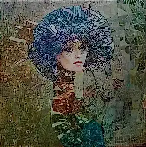 BİNNUR YÜCEBAŞ RUOCCO tarafından 2019 yılında 40x40 cm ölçülerinde Tuval üzeri yağlı boya tekniği ile yapılmıştır.