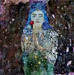 BİNNUR YÜCEBAŞ RUOCCO tarafından 2019 yılında 100x100 cm ölçülerinde Tuval üzeri yağlı boya tekniği ile yapılmıştır.