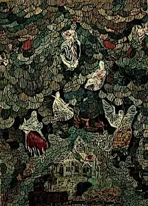 BİNNUR YÜCEBAŞ RUOCCO tarafından 2014 yılında 70x50 cm ölçülerinde Duralit üzeri yağlı boya tekniği ile yapılmıştır.