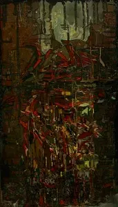 BİNNUR YÜCEBAŞ RUOCCO tarafından 2015 yılında 74x43 cm ölçülerinde Duralit üzeri yağlı boya tekniği ile yapılmıştır.