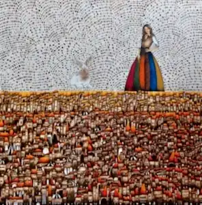 BİNNUR YÜCEBAŞ RUOCCO tarafından 2023 yılında 100x100 cm ölçülerinde Tuval üzeri yağlı&nbsp;boya tekniği ile yapılmıştır.