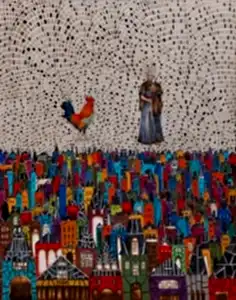 BİNNUR YÜCEBAŞ RUOCCO tarafından 2023 yılında 100x80 cm ölçülerinde Tuval üzeri yağlı&nbsp;boya tekniği ile yapılmıştır.