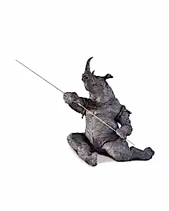 BUĞRA ÖZER tarafından 2017 yılında 39x31x32 cm ölçülerinde Siyah Kil-1250°C  Serbest Elle Şekillendirme tekniği ile yapılmıştır.