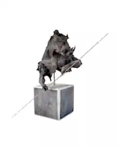 BUĞRA ÖZER tarafından 2017 yılında 34x18x25 cm ölçülerinde Siyah Kil-1250°C and Moldshaping  Serbest Elle ve Kalıpla Şekillendirme tekniği ile yapılmıştır.