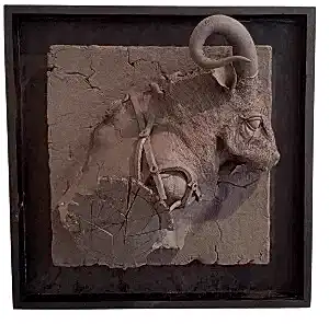 BUĞRA ÖZER tarafından 2017 yılında 20x20x15 cm ölçülerinde Siyah Kil-1250°C  Serbest Elle ve Kalıpla Şekillendirme tekniği ile yapılmıştır.