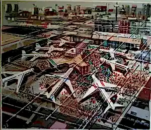 AYHAN ÇETİN tarafından 2013 yılında 120x140 cm ölçülerinde Tuval üzeri karışık teknik tekniği ile yapılmıştır.