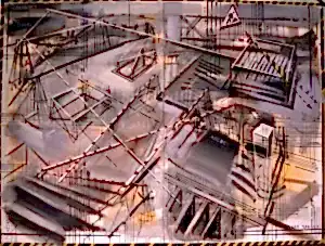 AYHAN ÇETİN tarafından 2012 yılında 150x200 cm ölçülerinde Tuval üzeri akrilik boya tekniği ile yapılmıştır.