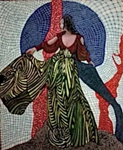 BİNNUR YÜCEBAŞ RUOCCO tarafından 2020 yılında 60x50 cm ölçülerinde Tuval üzeri yağlı boya tekniği ile yapılmıştır.