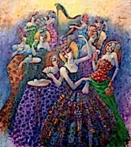 DERYA YILDIZ tarafından 2020 yılında 90x80 cm ölçülerinde Tuval üzeri yağlı boya tekniği ile yapılmıştır.