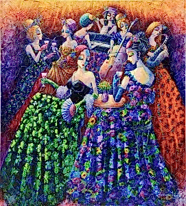 DERYA YILDIZ tarafından 2020 yılında 90x80 cm ölçülerinde Tuval üzeri yağlı boya tekniği ile yapılmıştır.