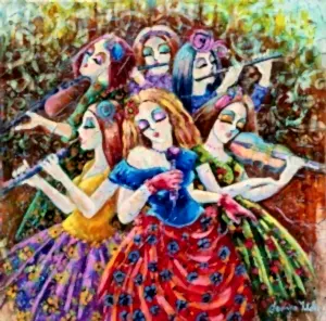 DERYA YILDIZ tarafından 2019 yılında 50x50 cm ölçülerinde Tuval üzeri yağlı boya tekniği ile yapılmıştır.