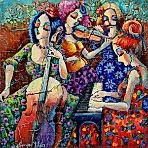 DERYA YILDIZ tarafından 2019 yılında 30x30 cm ölçülerinde Tuval üzeri yağlı boya tekniği ile yapılmıştır.