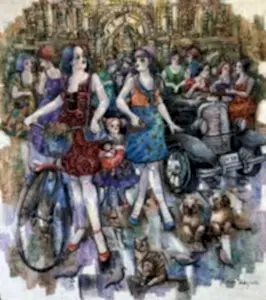 DERYA YILDIZ tarafından 2024 yılında 90x80 cm ölçülerinde Tuval üzeri yağlı boya tekniği ile yapılmıştır.