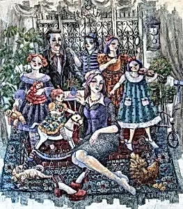 DERYA YILDIZ tarafından 2024 yılında 90x80 cm ölçülerinde Tuval üzeri yağlı boya tekniği ile yapılmıştır.