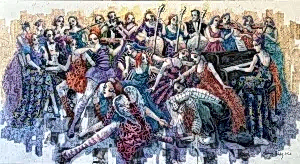 DERYA YILDIZ tarafından 2024 yılında 70x130 cm ölçülerinde Tuval üzeri yağlı boya tekniği ile yapılmıştır.