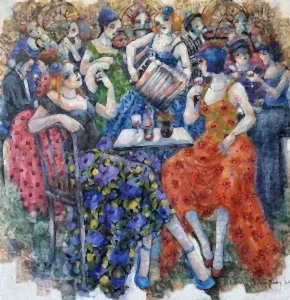 DERYA YILDIZ tarafından 2024 yılında 60x60 cm ölçülerinde Tuval üzeri yağlı boya tekniği ile yapılmıştır.