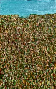 DEVRİM ERBİL tarafından 2010 yılında 140x90 cm ölçülerinde Tuval üzeri yağlı boya tekniği ile yapılmıştır.