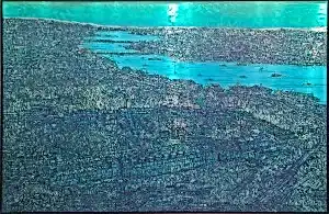 DEVRİM ERBİL tarafından 2023 yılında 100x150 cm ölçülerinde Alüminyum üzeri Giclee baskı 1/1 Monoprint tekniği ile yapılmıştır.