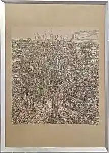 DEVRİM ERBİL tarafından 2019 yılında 100x70 cm ölçülerinde Serigrafi 1/25 tekniği ile yapılmıştır.