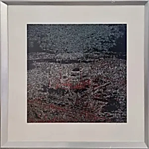 DEVRİM ERBİL tarafından 2013 yılında 70x70 cm ölçülerinde Serigrafi 110/175 tekniği ile yapılmıştır.