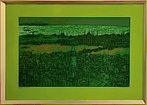 DEVRİM ERBİL tarafından 2013 yılında 70x100 cm ölçülerinde Serigrafi 160/287 tekniği ile yapılmıştır.