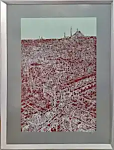 DEVRİM ERBİL tarafından 2010 yılında 100x70 cm ölçülerinde Serigrafi 33/75 tekniği ile yapılmıştır.